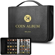 260 Pockets Coins Collecting Album. Coin Display Storage Case for Bill Commemorative- Box Only