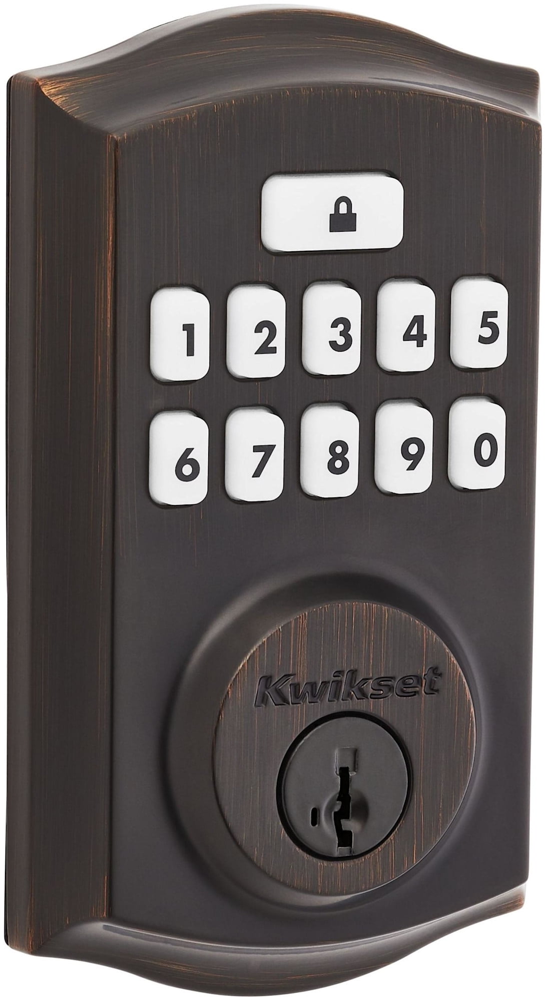 Kwikset 9260TRL-S SmartCode Traditional Touch Entry Electronic Keyless ...