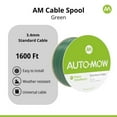 thumbnail image 1 of 2600-Ft Boundary Wire, 8 AWG, 3.4mm Thick Standard Green Cable for Robotic Lawnmower Installation - 500 Meters, 1 of 4