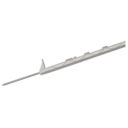 2600 W 63 In. White Step Poly Post
