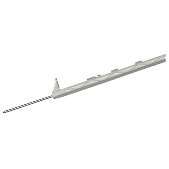 2600 W 63 In. White Step Poly Post