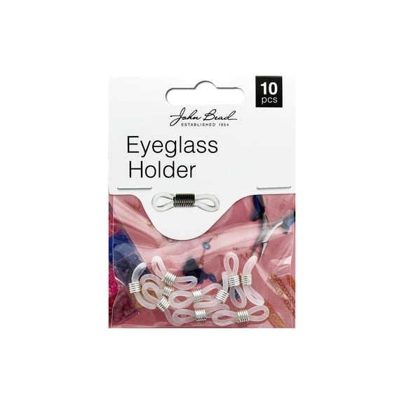 26001401-040 JOHN BEAD MHF EYEGLASS HOLDER 10PC