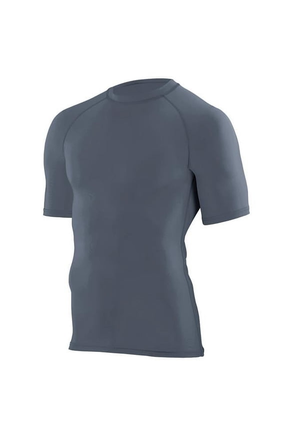 2600A-Graphite-S Hyperform Compression Short Sleeve Shirt, Graphite - Small