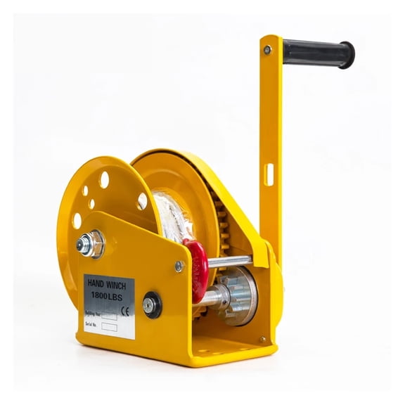 2600LBS Self-locking Hand Winch, Stainless Steel Boat Windlass Truck Auto Manual Lifting Hoist ,Excellent Towing Capacity