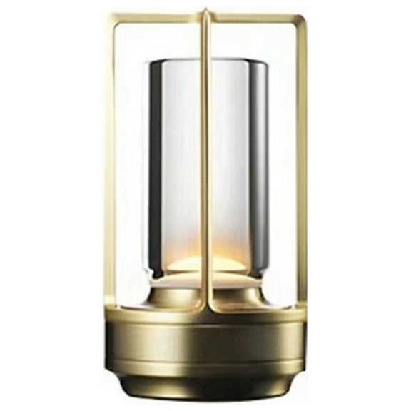 2600MAh Rechargeable Led Table Lamp Modern Touch Adjustment Table Lamp for Bedroom Restaurant Decoration Light Gold