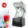 thumbnail image 1 of 1.8L Commercial Soundproof Cover Blender Fruit Juicer Ice Smoothie Mixer Crusher 2600W, 1 of 6