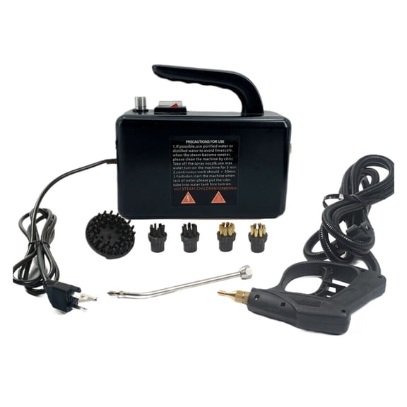 2600W High Pressure Steam Cleaner, Continuous Pumping Steamer for Appliance & Car - M2 BLACK