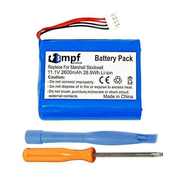2600mAh Battery Replacement for Marshall Stockwell Speaker TF-2200-1S3PA