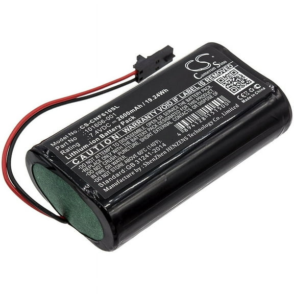 2600mAh ComSonics 101606-001 Battery for 101610-DF QAM Sniffer