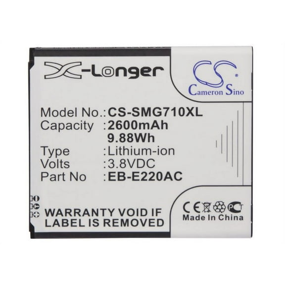 2600mAh EB-B220AC EB665468LU Battery for Samsung SM-G7102 SM-G7105L SM-G7105 Galaxy Grand 2 Galaxy Grand 2 Duos SM-G7108 SM-G710