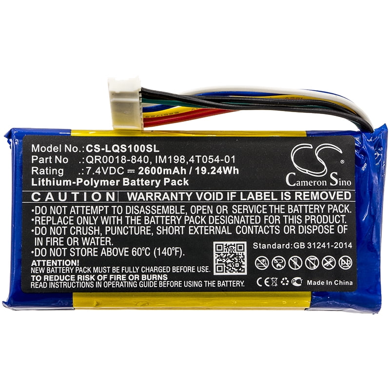 2600mAh Qolsys QR0018-840 IM198 4T054-01 Battery for IQ Panel