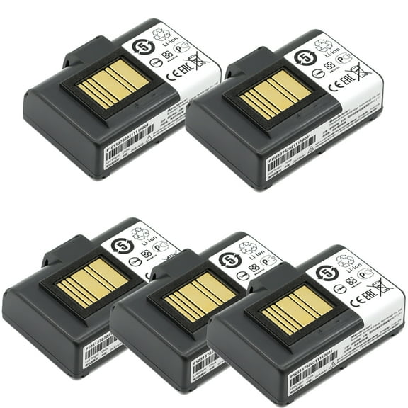 2600mAh Replacement Battery for Zebra QLN220 QLn220HC QLN320 QLn320HC ZQ520 ZQ620HC Printer 5PCS
