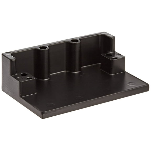 2601AB Aluminum Mounting Bracket, 7/8"-2-1/4" Soffit Size, Black Prime Coated Finish