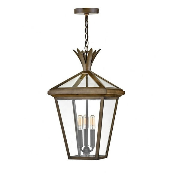 26092BU-Hinkley Lighting-Palma - 3 Light Outdoor Large Hanging Lantern In Transitional Style-21.5 Inches Tall and 12 Inches Wide-Burnished Bronze