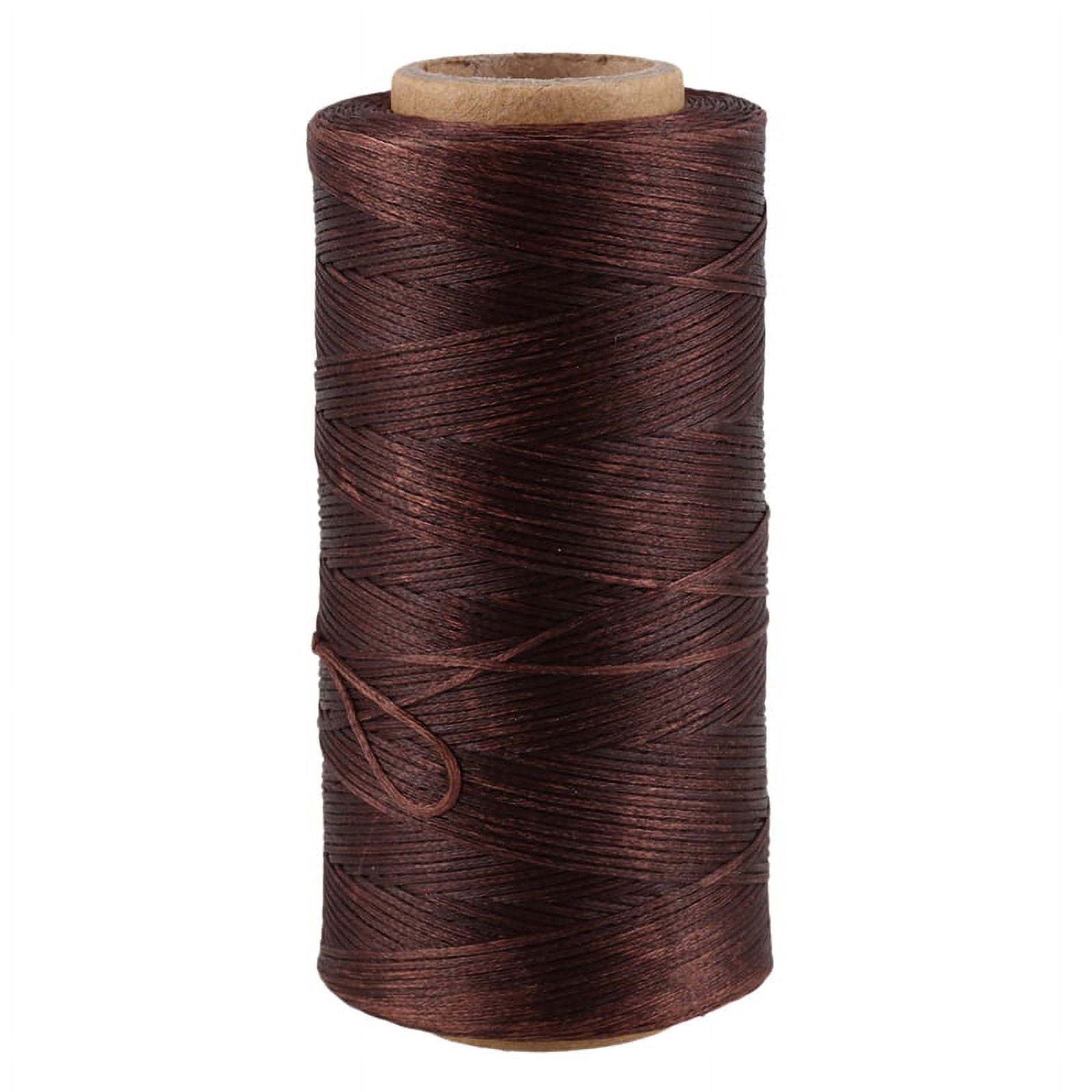 260M 150D 1MM Leather Sewing Waxed Wax Thread Hand needle Cord Craft ...