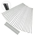 thumbnail image 1 of 260MM 275MM 289MM MTB bike Steel SPOKES AND NIPPLES 24 pcs for 27.5/26/29er, 1 of 7