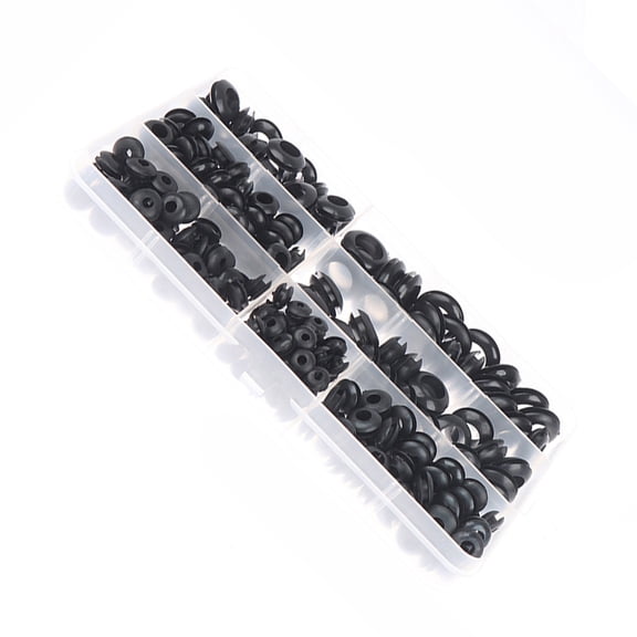 260Pcs Rubber Grommets Hole Plug Set Electrical Wire Gasket Automotive Rubber Grommets for Wiring Assortment