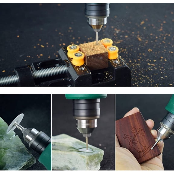 260W Rotary Tool Power Die Electric Multi-function Grinder Carver Set, Stepless Variable Speed Adjustment, 31000RPM, Lightweight