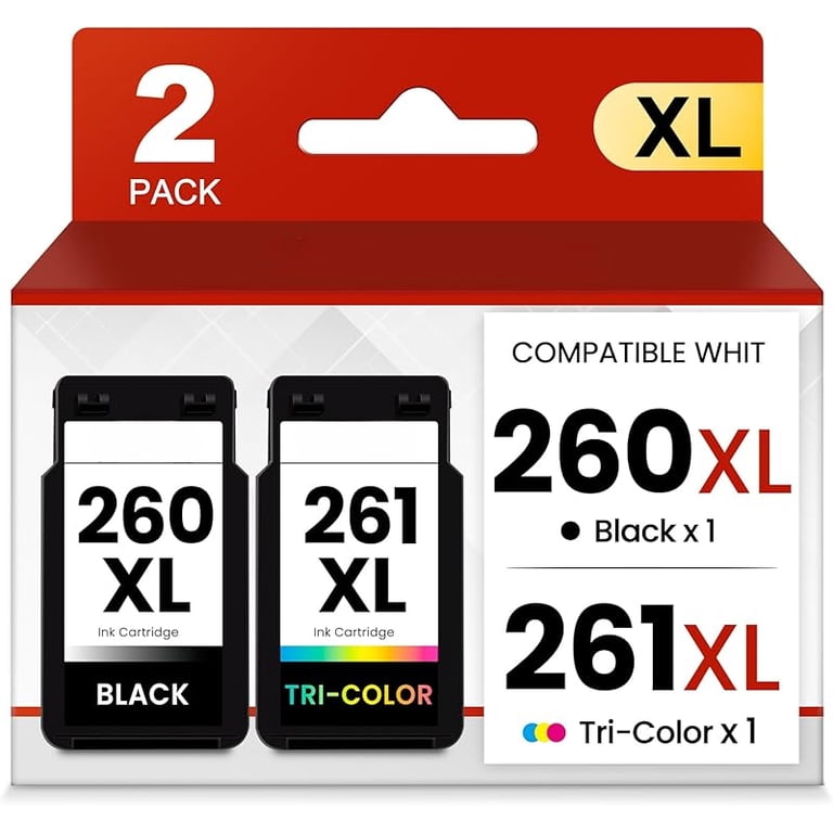 260XL 261XL Replacement for Canon 260 and 261 Ink Cartridges PG