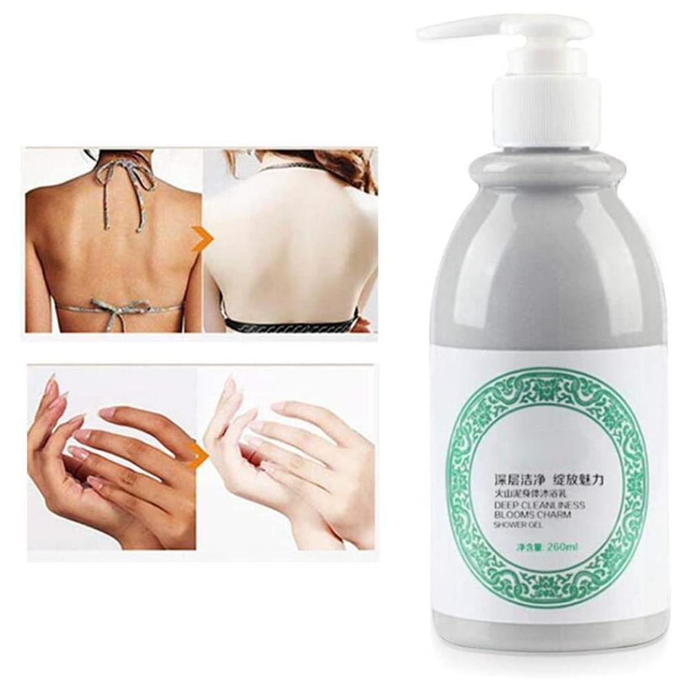 260ml Shower Gel Whitening Volcanic Mud Body Wash for Reducing