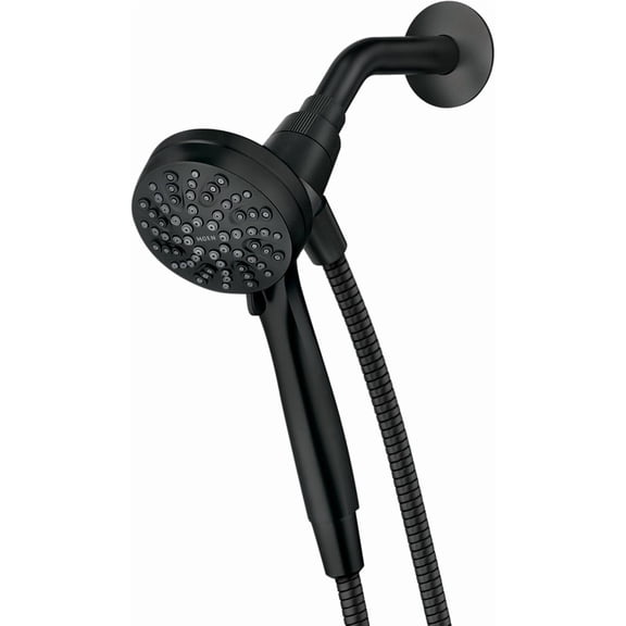 26100EPBL Engage Magnetix Eco-Performance 6-Function Handheld Showerhead with Magnetic Docking System, 1.75 GPM, 3.5-Inch Spray Face, 60-Inch Flexible Hose, Matte Black Finish