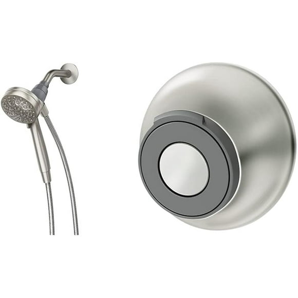 26100EPSRN Engage Magnetix Eco-Performance Six-Function Detachable Handheld Shower Head with Magnetic Docking System and 60-Inch Hose, Showerhead, Spot Resist Brushed Nickel