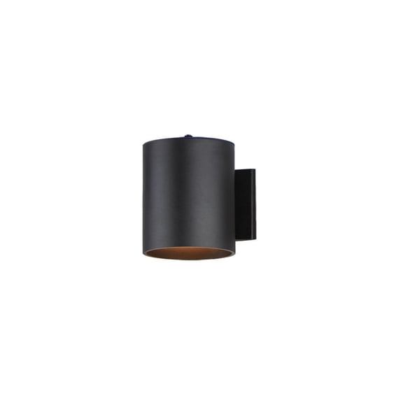 26106BK/PHC Maxim Lighting Outpost - 1 Light Outdoor Wall Mount with PHC-Black Finish