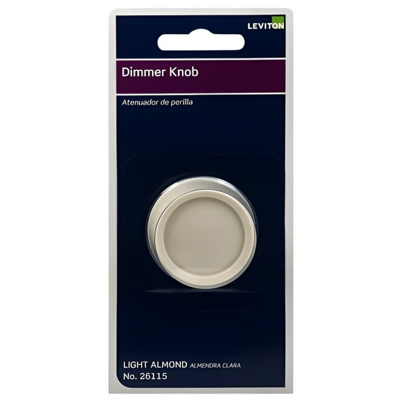 Leviton Dimmer Knob Light Almond Carded