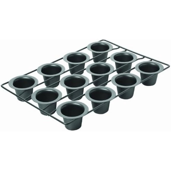 26121 Professional 12-Cup Non-Stick Mini-Popover Pan, 16-Inch-by-10.75-Inch