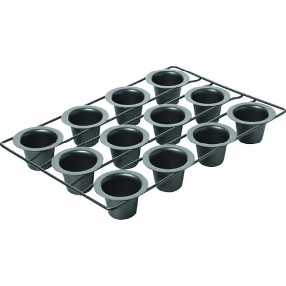 26121 Professional 12-Cup Non-Stick Mini-Popover Pan, 16-Inch-by-10.75-Inch
