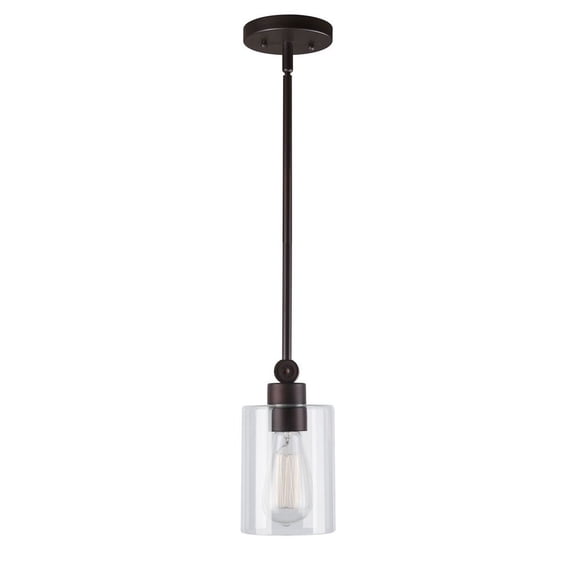2614-01-32-Forte Lighting-Jayden - 1 Light Mini Pendant-8 Inches Tall and 4.75 Inches Wide