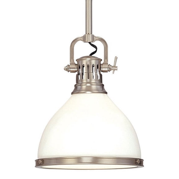 Open Box 2622-SN-Hudson Valley Lighting-Randolph - One Light Pendant - 10 Inches Wide by 54 Inches High-Satin Nickel Finish