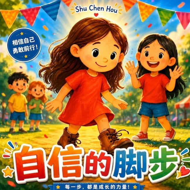 暖心小绘本 自信的脚步: 相信自己，勇敢前行ᦀ, (Paperback)