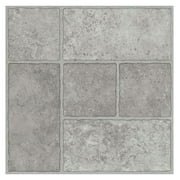 26293 Peel N' Stick Tile 12" X 12" Bodden Bay Grey 1.65 mm (0.065") / 30 sq. ft. Per Case, 2.15 " x 12.25 " x 12.25" (Pack of 30)