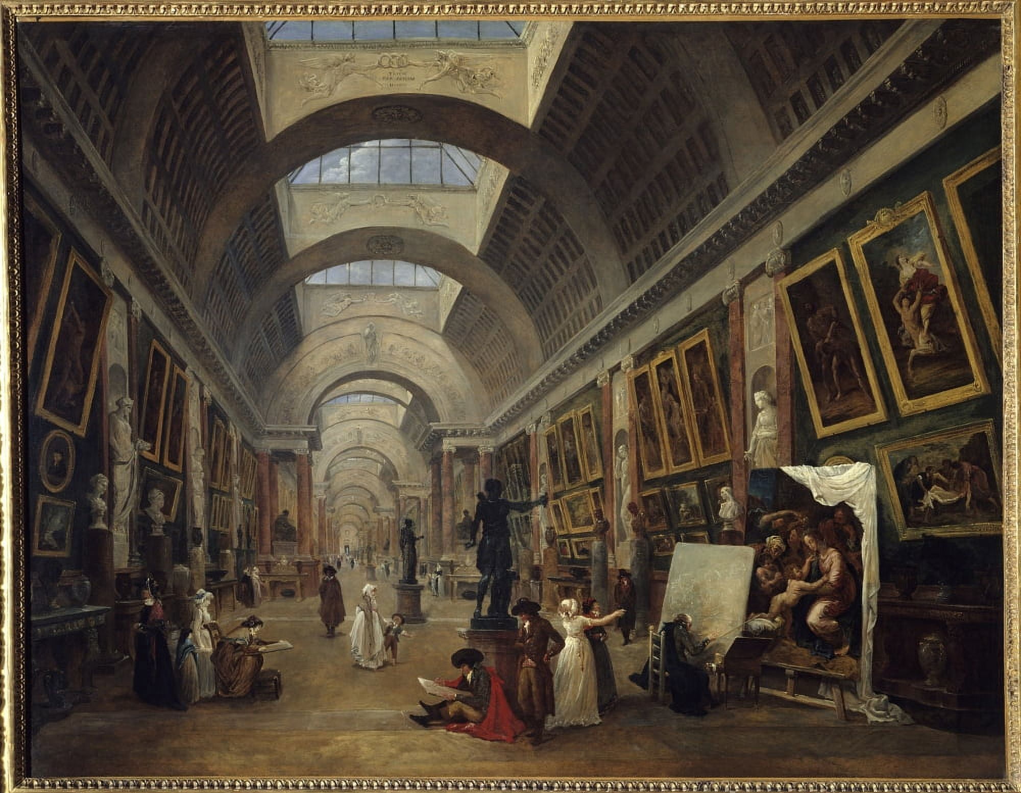 2635  Hubert Robert (1733-1808) French School Canvas Art -  (24 x 18)
