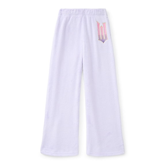 Wicked Girls Plush Wide Leg Sweatpants with Embroidery, Sizes 4-16