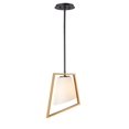 thumbnail image 1 of 26351SWGLDBK-Maxim Lighting-Oblique-1 Light Pendant-7 Inches wide by 13.25 inches high, 1 of 2