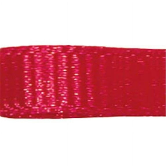263652 Grosgrain Ribbon .63 in. Wide 18 Feet-Cranberry