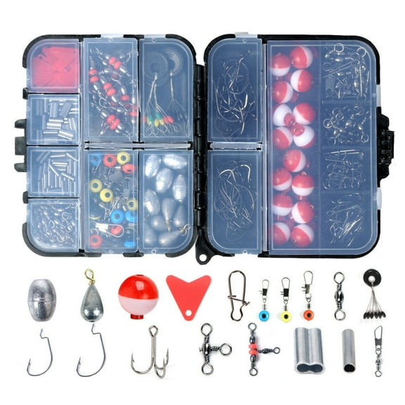 263X Fishing Accessories Kit Lures Jig Hooks Sinker Weights Set Fish Tackle Box TAPDRA Spare Part