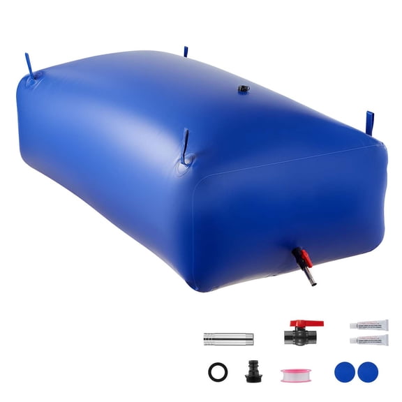264.2 Gal Collapsible Water Bladder, PVC, Leakproof/Tear-Resistant