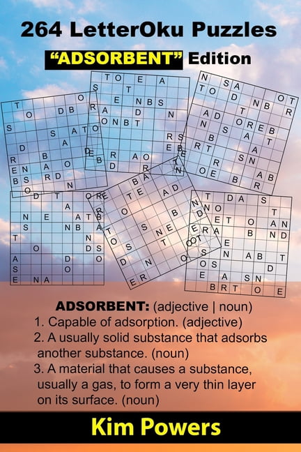 264 LetterOku Puzzles "ADSORBENT" Edition: Letter Sudoku Brain Health, (Paperback)