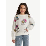 Justice x Snoopy Girls Collab Sweater, Sizes XS - XLP