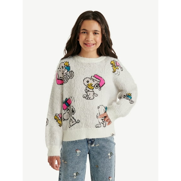 Justice x Snoopy Girls Collab Sweater, Sizes XS - XLP