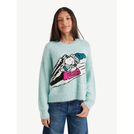 Justice x Snoopy Girls Collab Sweater, Sizes XS - XLP
