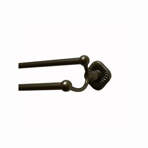 Residential Essentials 2648AP 24 in. Prescott Double Towel Bar - Aged Pewter