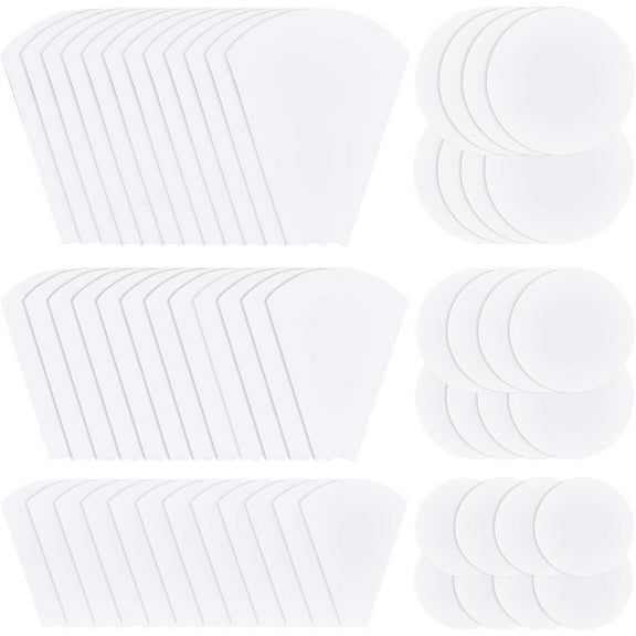 264Pcs 3 Sizes Flower Shape Paper Quilting Templates English Paper Piecing for DIY DIY Patchwork Sewing Crafts with Different Shapes