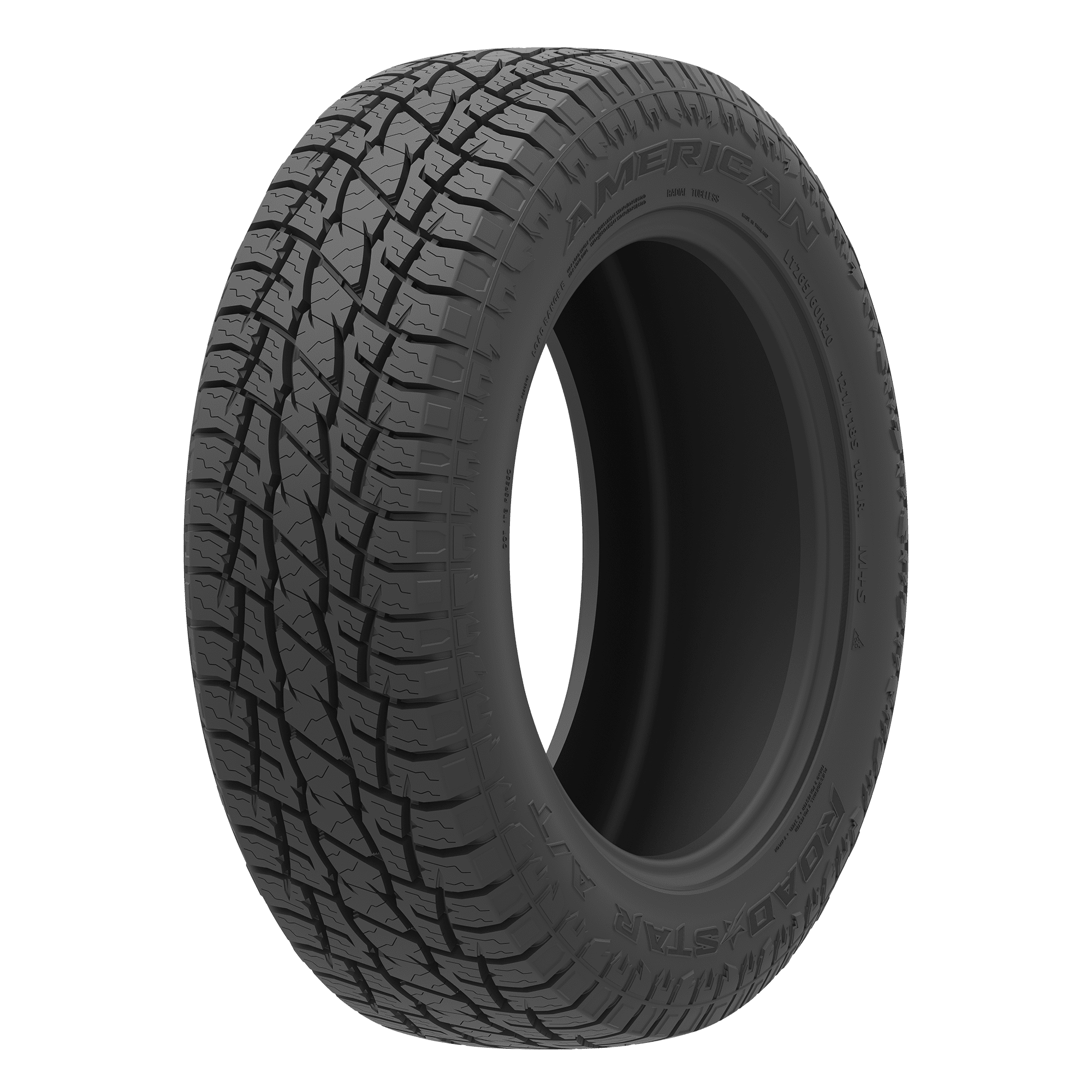 265/70R16 American Road Star A/T 112T SL Black Wall Tire - Walmart.com