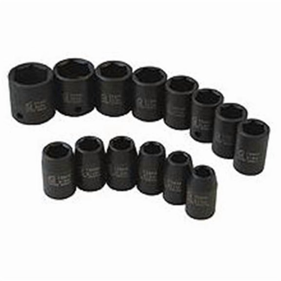 2652 14Pc 1/2 Drive Metric Standard Socket Set 10-27mm