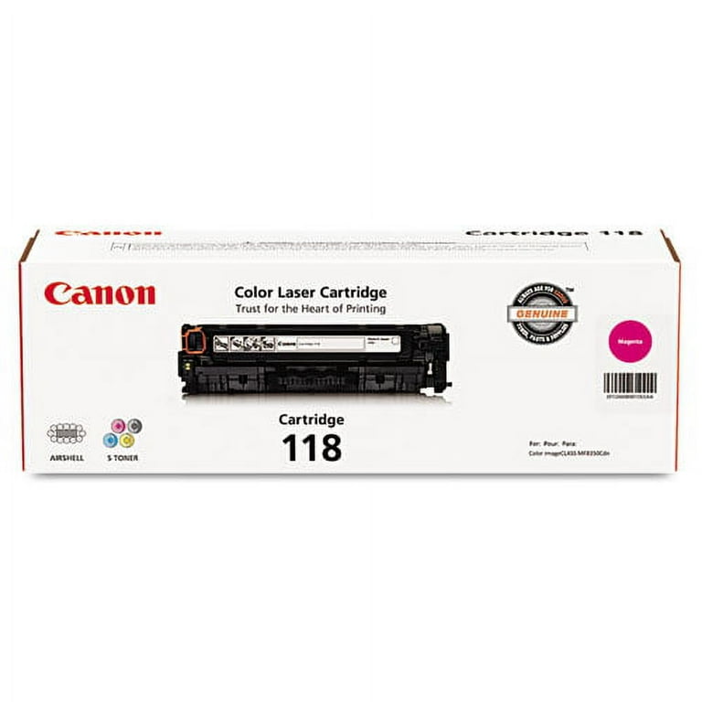 2660B001 (118) Toner, 2,900 Page-Yield, Magenta 2660B001 (118) Toner, 2,900 Page-Yield, Magenta