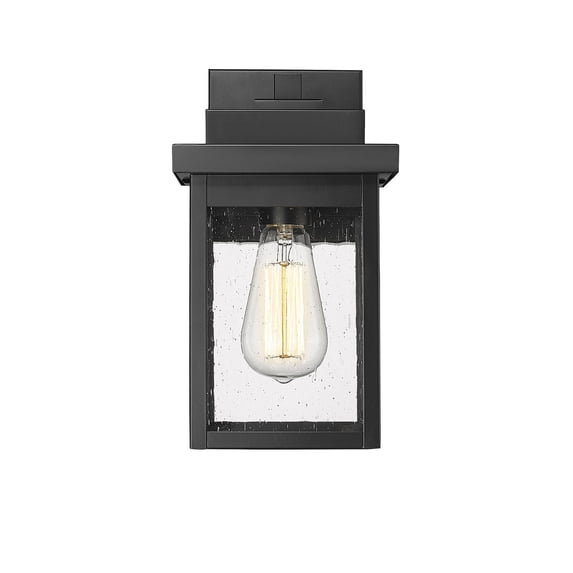 2661-PBK Millennium Lighting Belle Chasse - 1 Light Outdoor Wall Bracket-8 Inches Tall and 7.5 Inches Wide-Powder Coated Black Finish